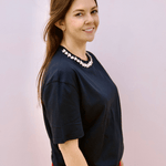 Beth Embellished Tshirt - Pep & Punch