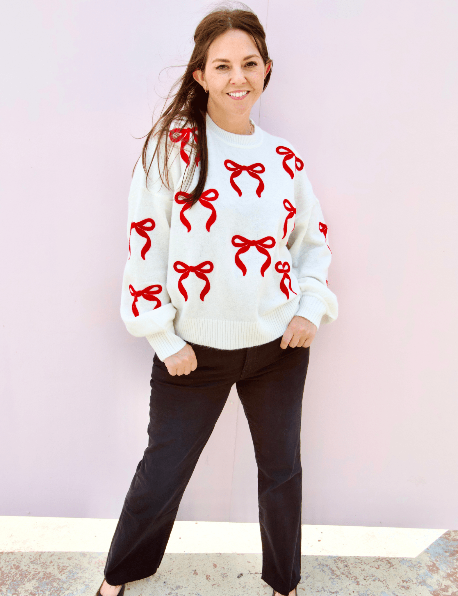 Bow Sweater - Pep & Punch