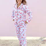 Candy Cane Stripe Flannel Pj Set - Pep & Punch