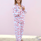 Candy Cane Stripe Flannel Pj Set - Pep & Punch