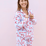 Candy Cane Stripe Flannel Pj Set - Pep & Punch