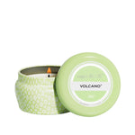 Capri Blue | Volcano 3 oz, Iced Matcha Printed Travel Mini Tin Candle - Pep & Punch