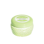 Capri Blue | Volcano 3 oz, Iced Matcha Printed Travel Mini Tin Candle - Pep & Punch