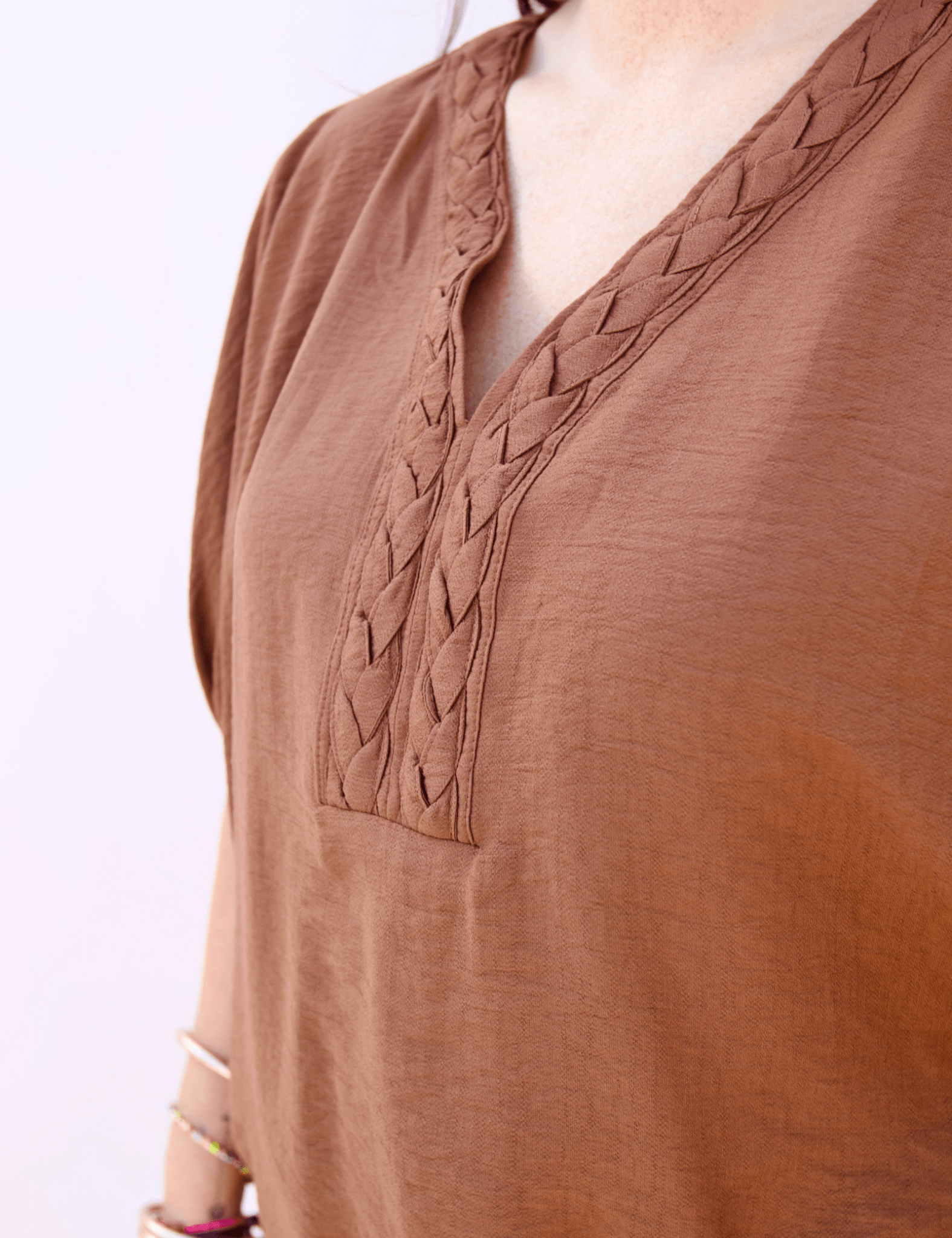 Carol V - Neck Top - Pep & Punch