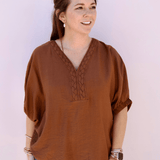 Carol V - Neck Top - Pep & Punch