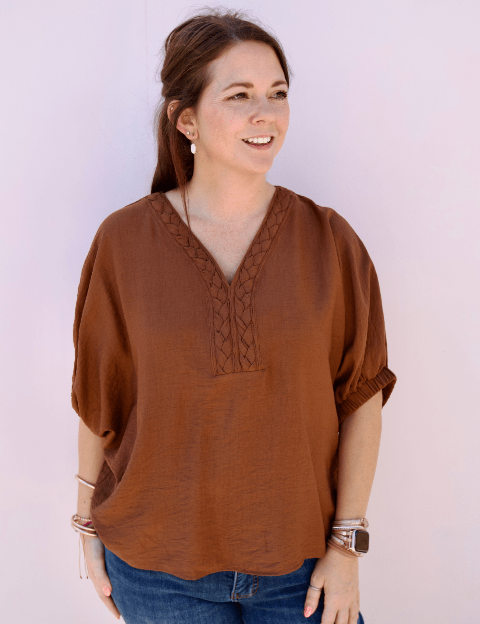 Carol V - Neck Top - Pep & Punch