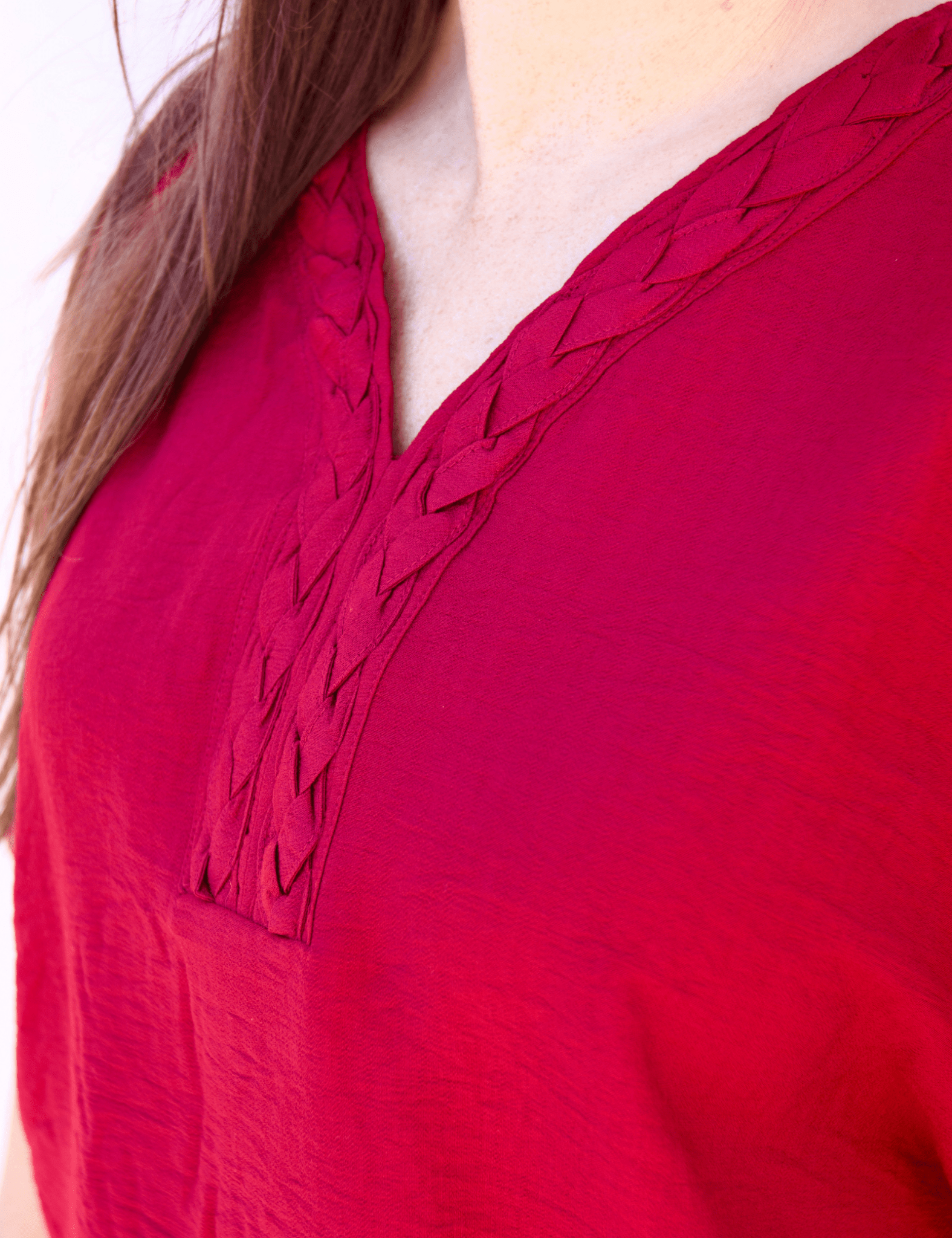 Carol V - Neck Top - Pep & Punch