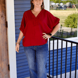 Carol V - Neck Top - Pep & Punch