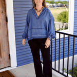 Celeste Denim Top - Pep & Punch