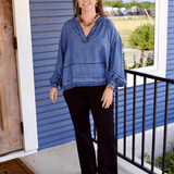 Celeste Denim Top - Pep & Punch