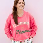 Champagne & Mistletoe Sweatshirt - Pep & Punch