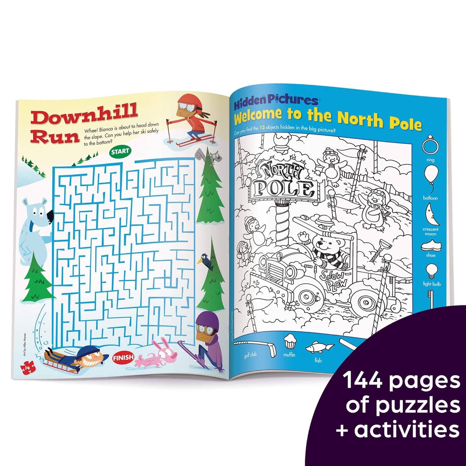 Christmas Puzzles Activity Book - Pep & Punch