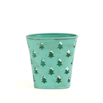 Christmas Tree Gift Tin Mint 6" - Pep & Punch