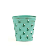 Christmas Tree Gift Tin Mint 6" - Pep & Punch