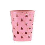 Christmas Tree Gift Tin Pink 8" - Pep & Punch