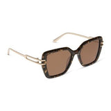 DIFF EYEWEAR | Dasha Glitter Tortoise + Brown Gradient Sunglasses - Pep & Punch