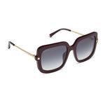 DIFF EYEWEAR | Sandra Dark Cherry + Grey Gradient - Pep & Punch