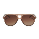 DIFF EYEWEAR |Tosca II Cafe Ole + Brown Gradient Polarized Sunglasses - Pep & Punch