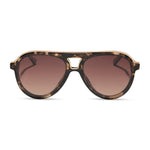 DIFF EYEWEAR | Tosca III Espresso Tort + Brown Gradient Sunglasses - Pep & Punch