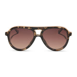 DIFF EYEWEAR | Tosca III Espresso Tort + Brown Gradient Sunglasses - Pep & Punch