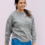 Dottie Embroidered Knit Sweater - Pep & Punch