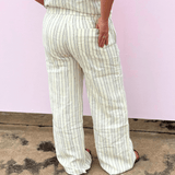 Elise Pin Stripped Pants - Pep & Punch