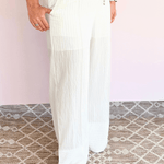 Erin Stripped Wide Leg Pants - Pep & Punch