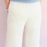Erin Stripped Wide Leg Pants - Pep & Punch