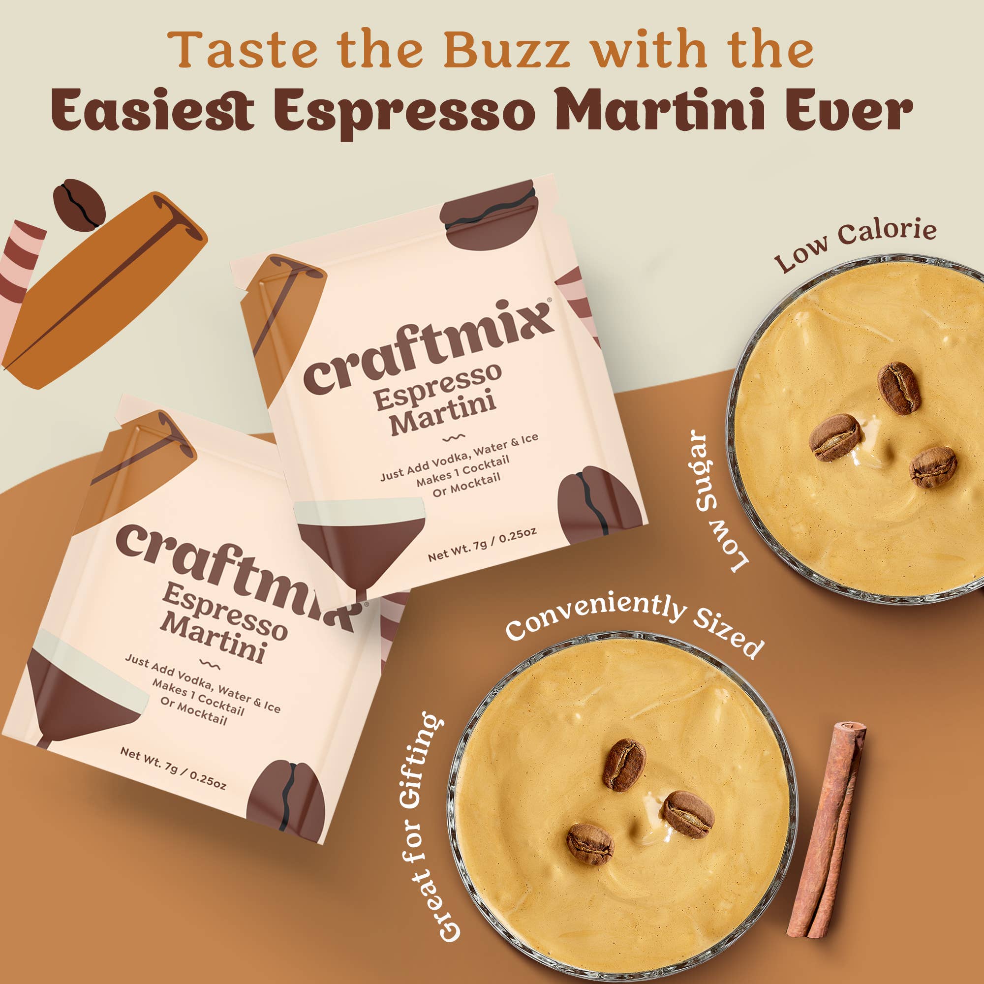 Espresso Martini Cocktail Mixer - Pep & Punch