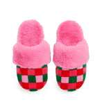 Festive Checkered Slippers - Pep & Punch