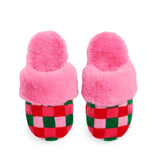 Festive Checkered Slippers - Pep & Punch