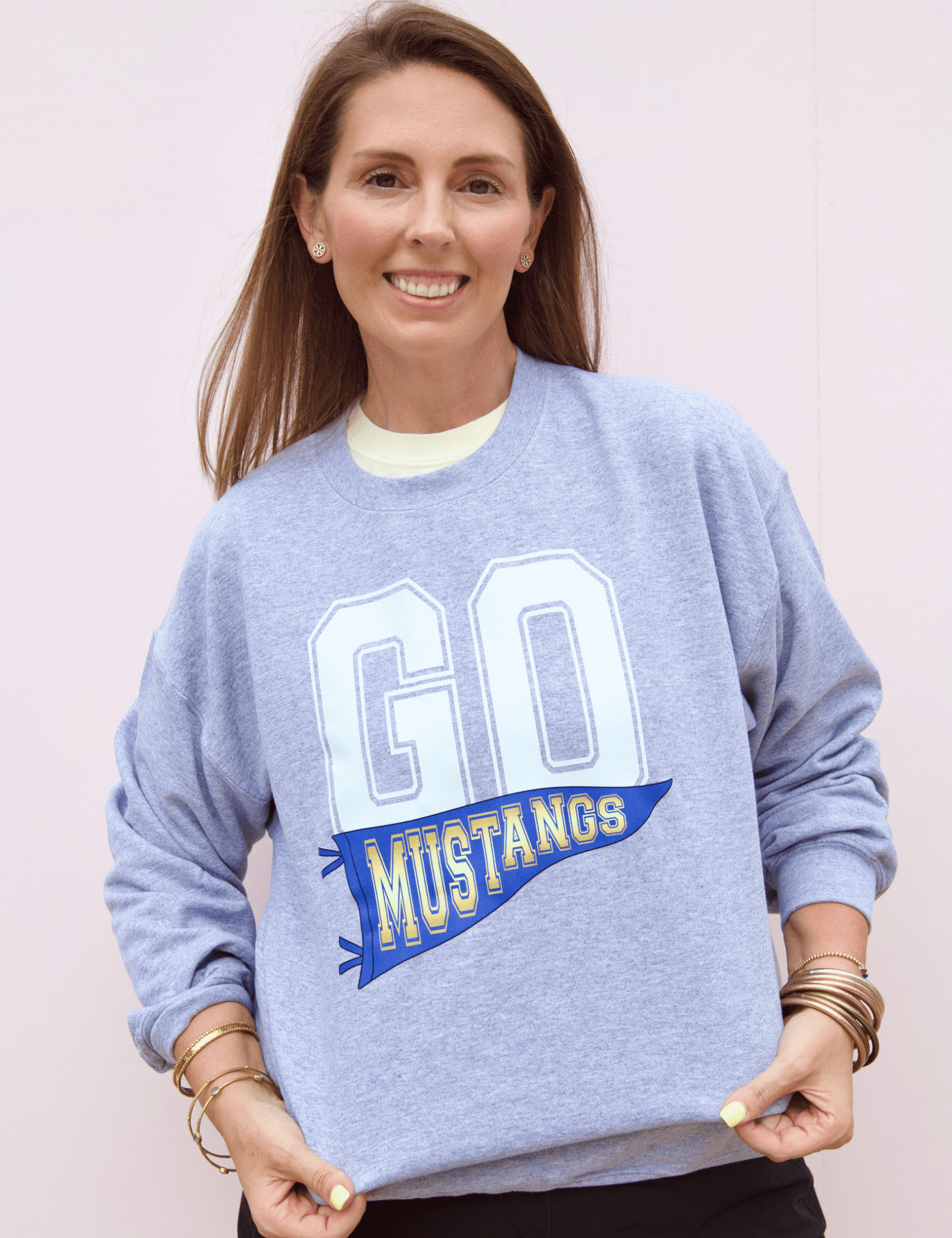 Go Mustangs Sweatshirt - Pep & Punch