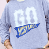 Go Mustangs Sweatshirt - Pep & Punch