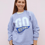 Go Mustangs Sweatshirt - Pep & Punch