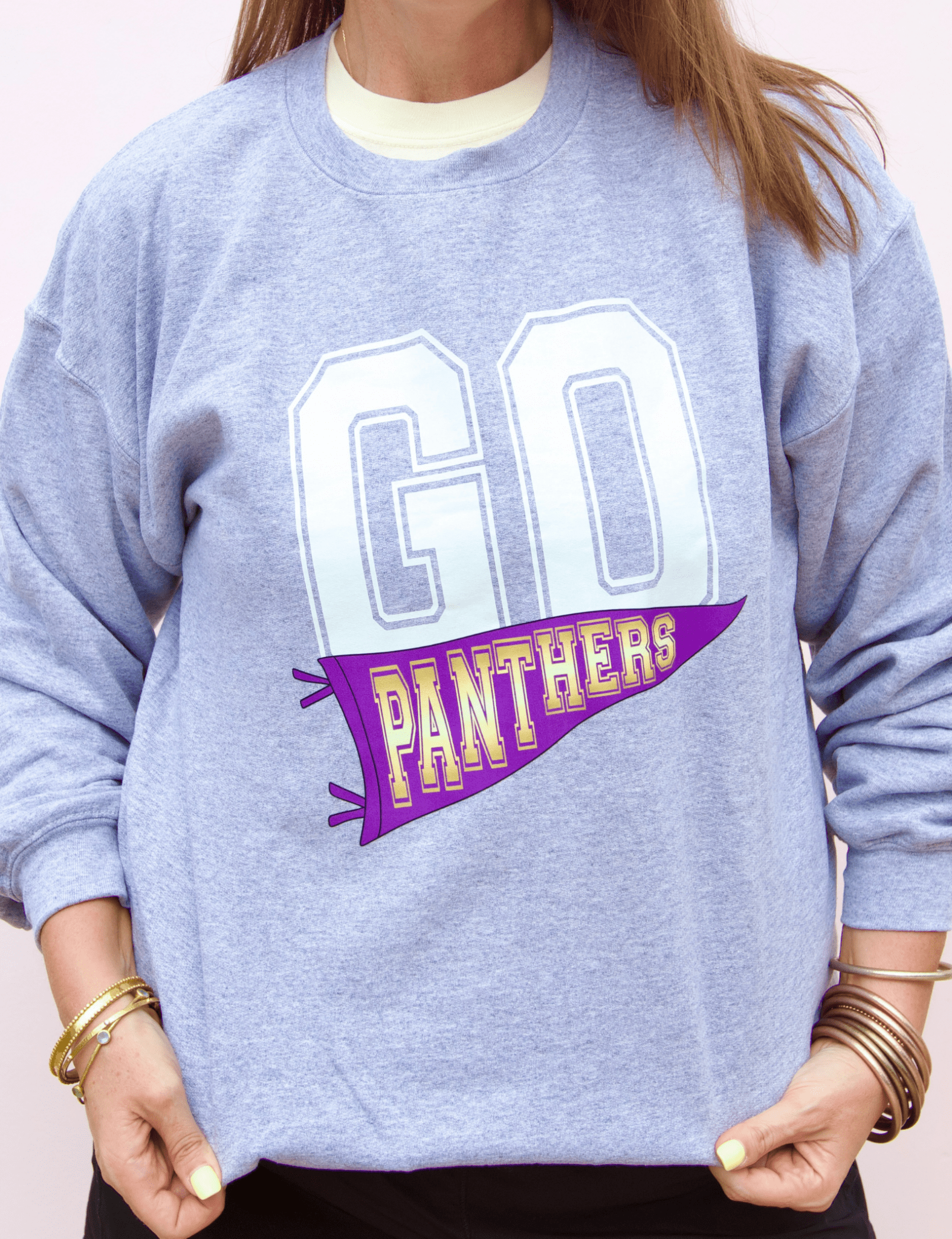 Go Panthers Sweatshirt - Pep & Punch