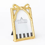 Gold Bow 4x6 Picture Frame - Pep & Punch