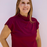 Guinevere Mock Neck Top - Pep & Punch
