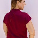 Guinevere Mock Neck Top - Pep & Punch