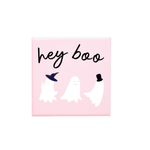 Hey Boo Block Art - Pep & Punch