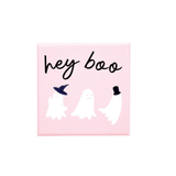 Hey Boo Block Art - Pep & Punch