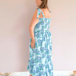 Hydrangea Stem Midi Dress - Pep & Punch
