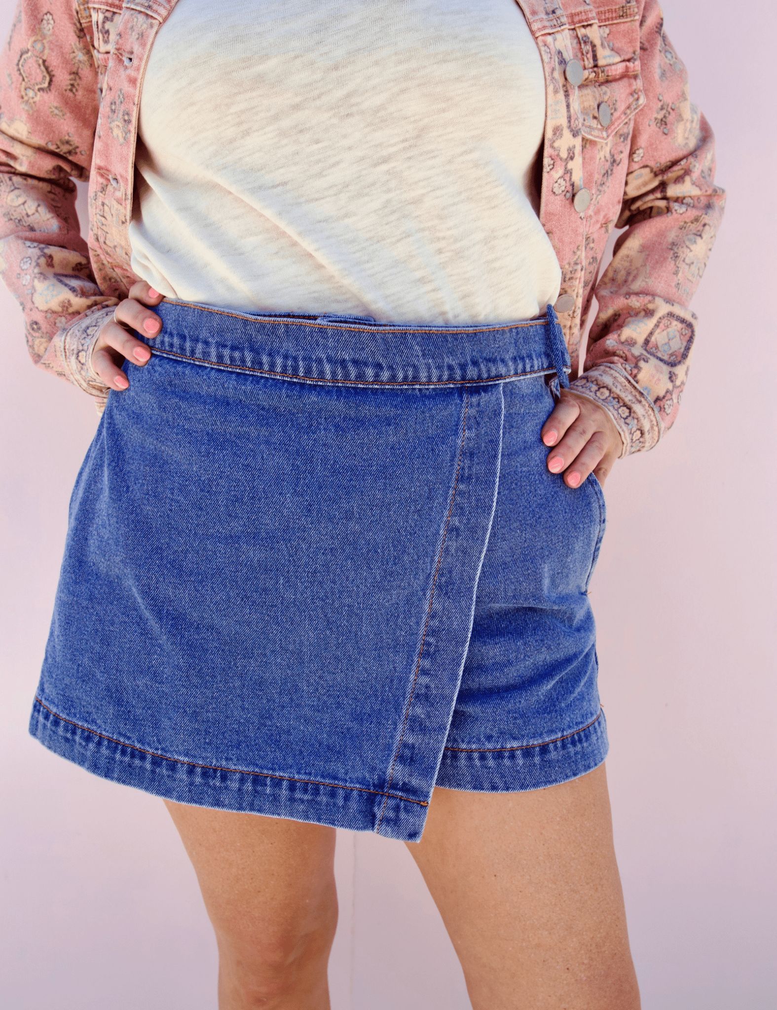 Jessie Belted Skort - Pep & Punch