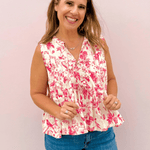 Juno Floral Top - Pep & Punch