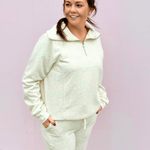 Kelly Scuba Half Zip Sweatshirt & Jogger Set - Pep & Punch