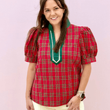 Kris Plaid Top - Pep & Punch
