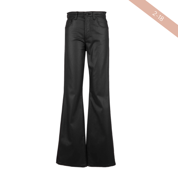 KUT ANA High Rise FAB AB Flare Blk - Pep & Punch