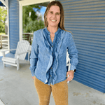 KUT Ana High Rise Flare - Pep & Punch