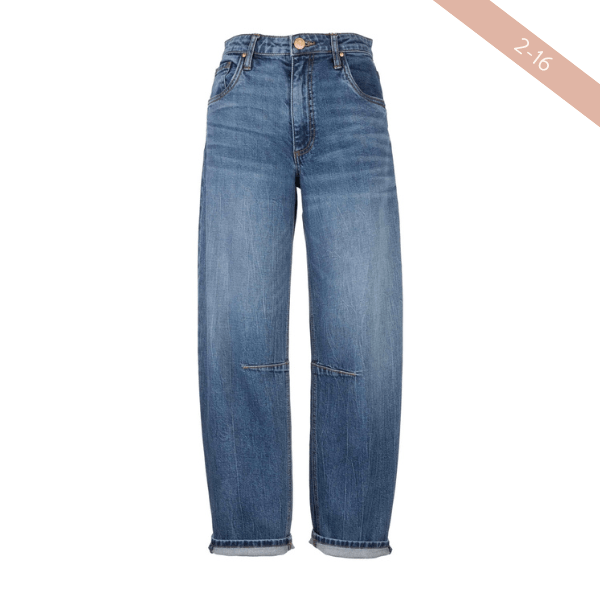 KUT | Ashley High Rise Slouchy Barrel - Pep & Punch