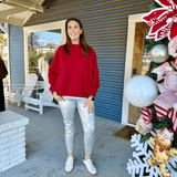 KUT | Charlize High Rise Fab Ab Cigarette - Pep & Punch