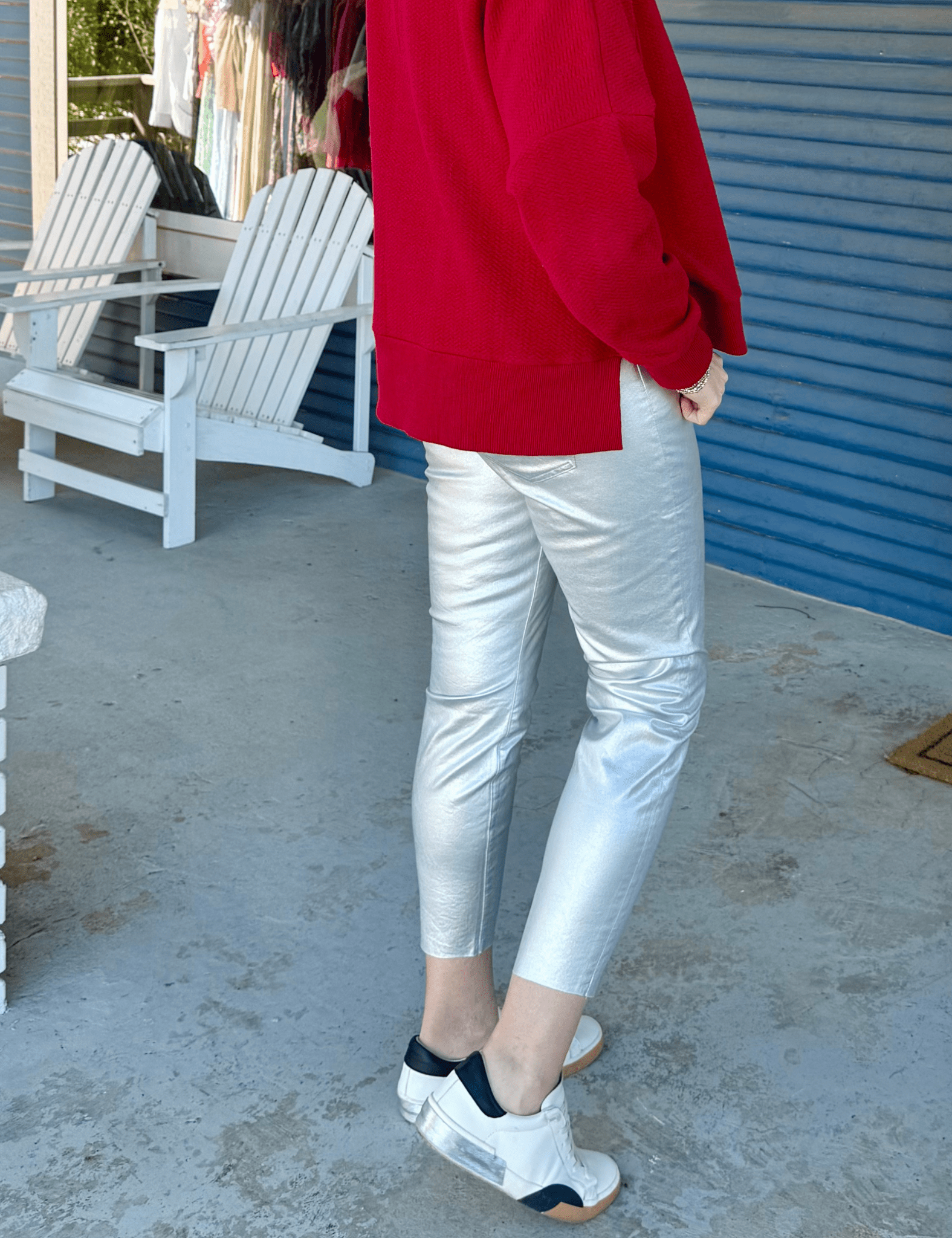 KUT | Charlize High Rise Fab Ab Cigarette - Pep & Punch